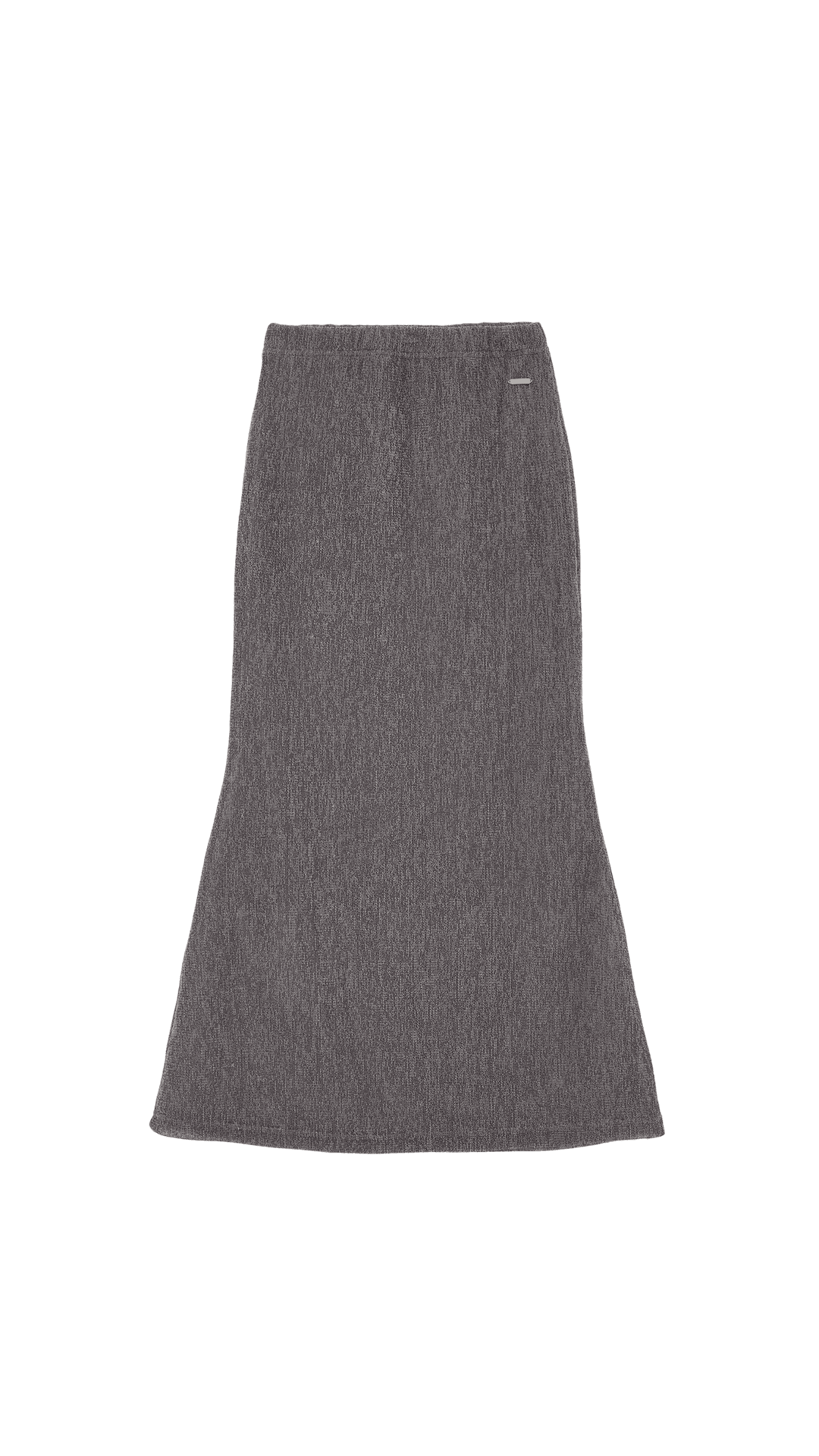 Mesh mermaid skirt_khaki beige