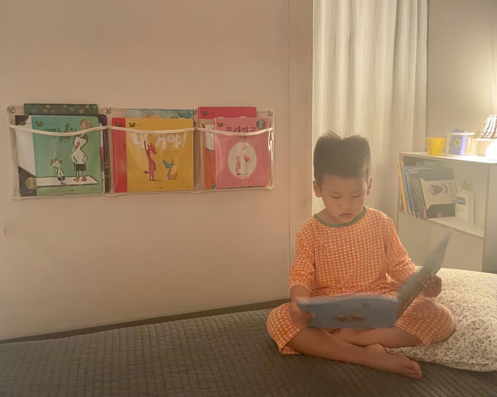 책꽂이 책장 이동식책꽂이 베이비룸포켓 아무책장 Amoo 가로형 L