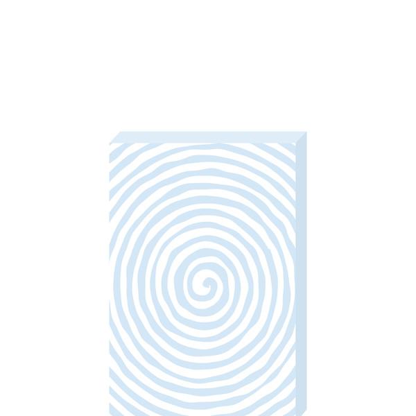 Spiral blue memopad