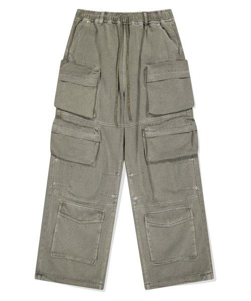 OVERDYED UTILITY PANT KHAKI(MG2ESMD110A)