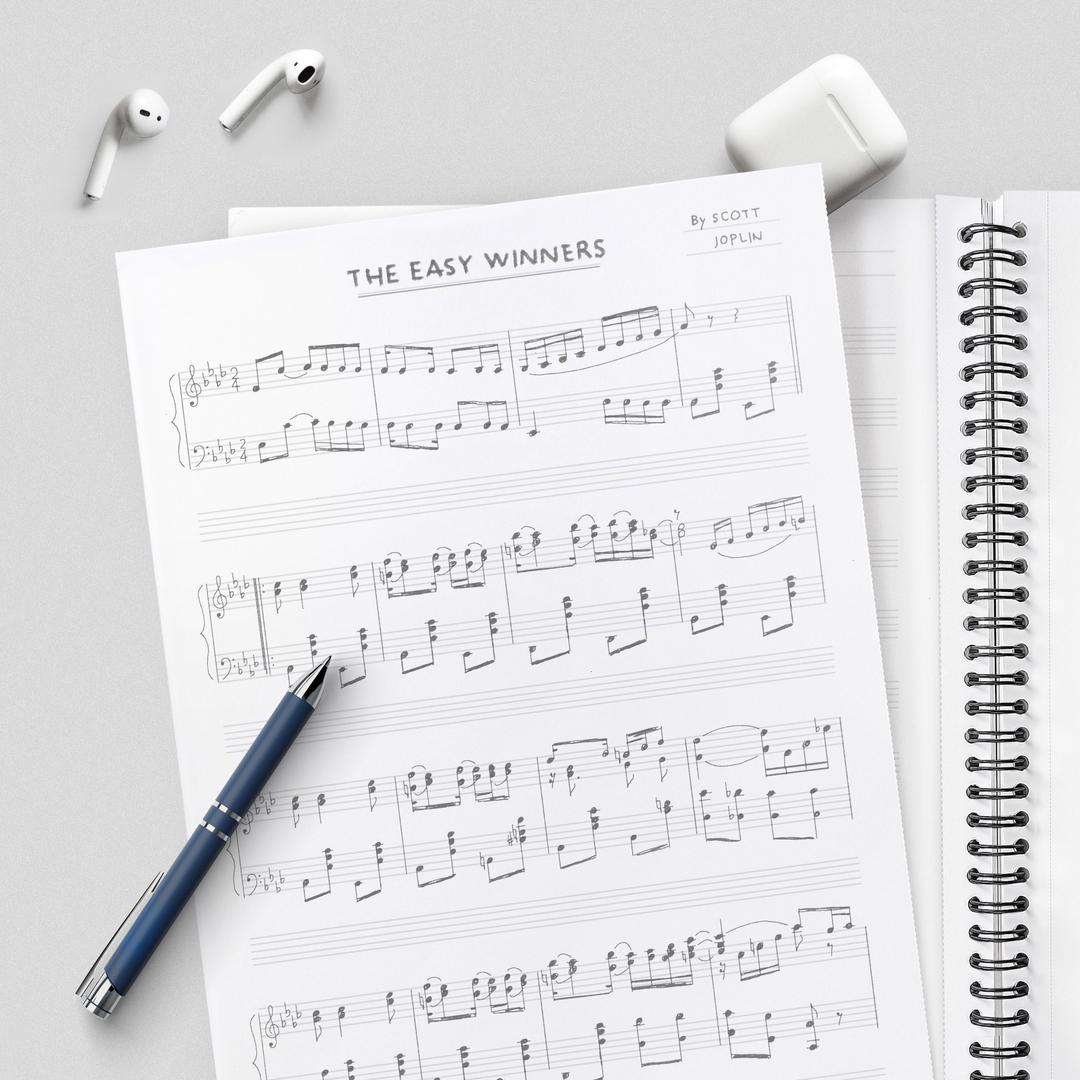 메이드바이 음악 노트 / 오선 절취 뜯어쓰는 노트