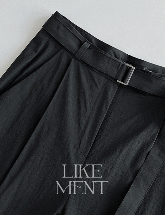 [LIKEMENT] 브랜뉴 쿨 벨트 세미와이드 슬랙스 (SL) - 3color