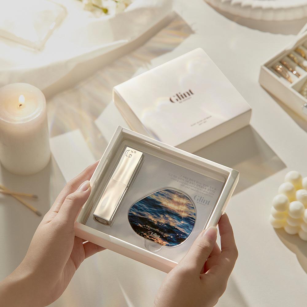 [무드빔 증정] "카카오 단독 컬러" 글로우 립밤&거울 기프트 세트 (톡별)