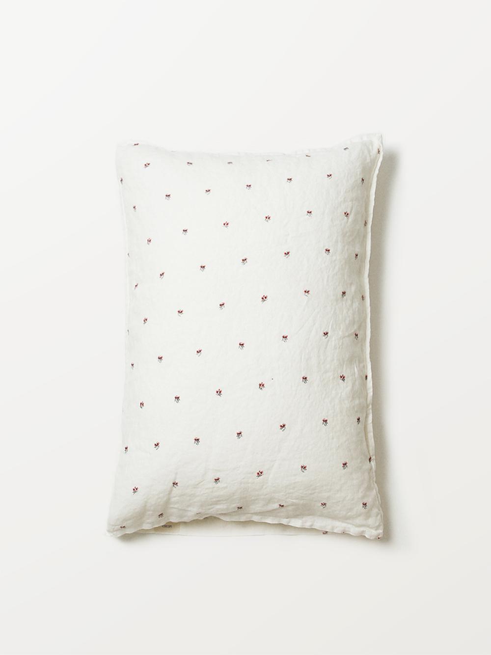 French linen pillowcase (Floral)