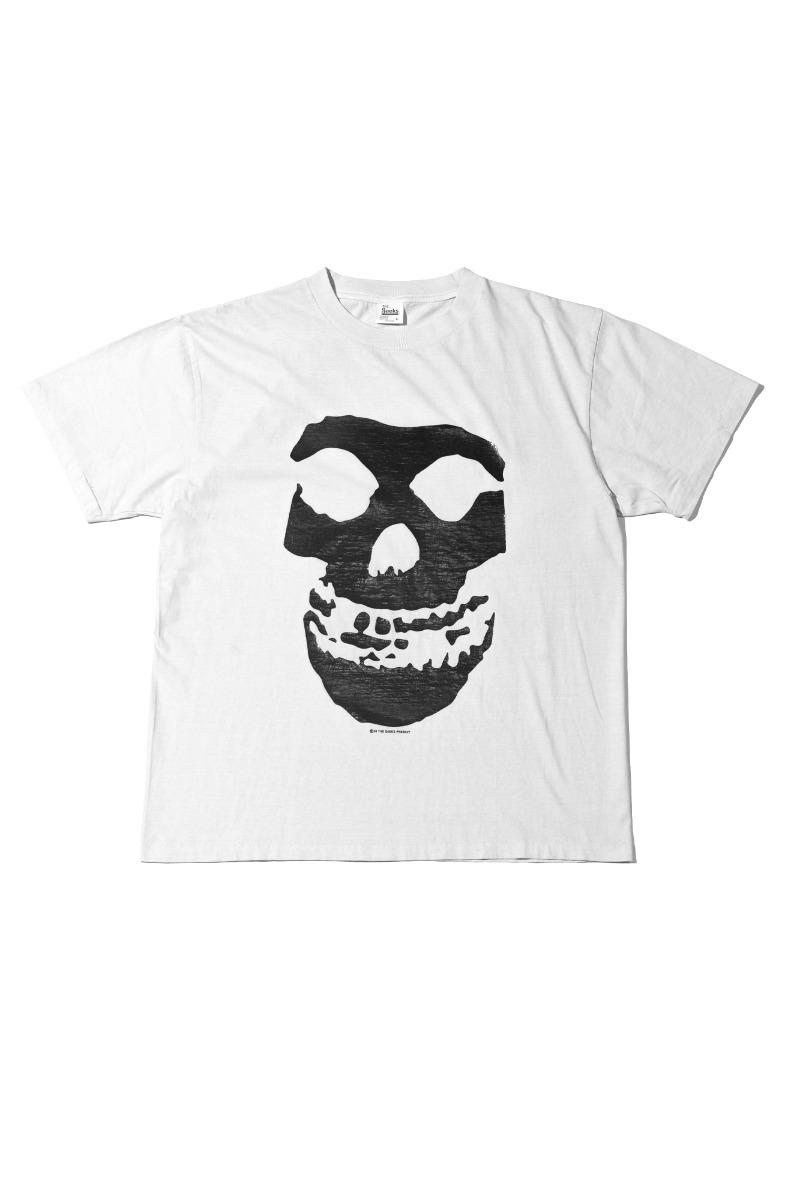 Skull face T-shirt (White)