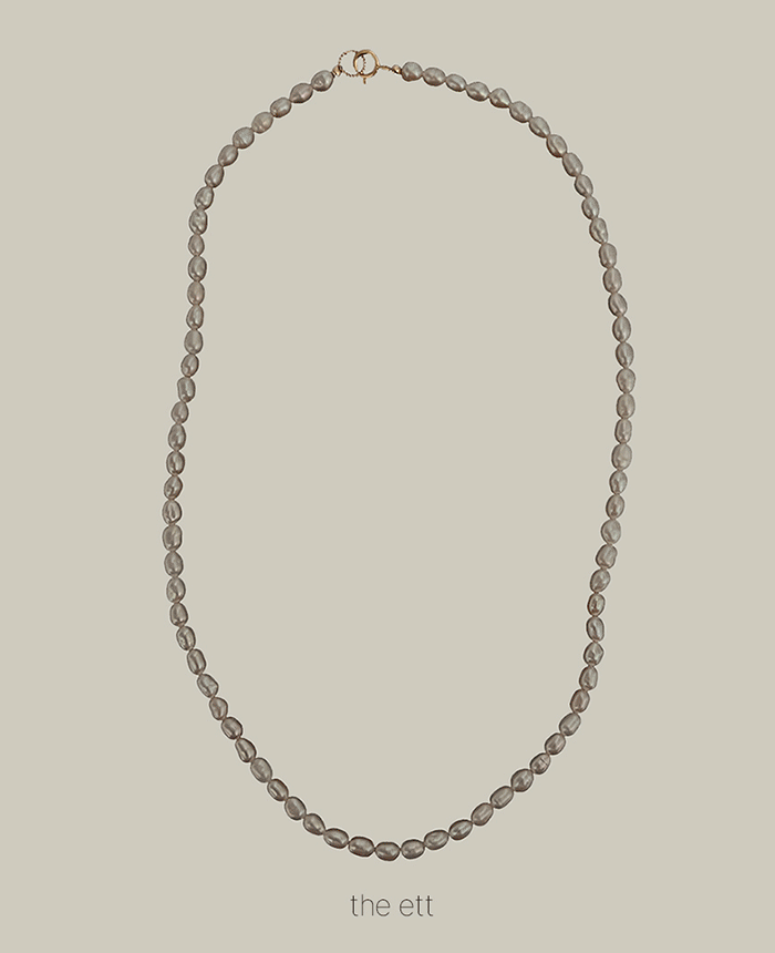 (the ett/14k Gold Filled) 담수 진주 목걸이