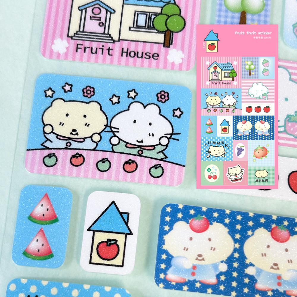 [보링보링] 푸룻푸룻 스티커 FRUIT FRUIT STICKER