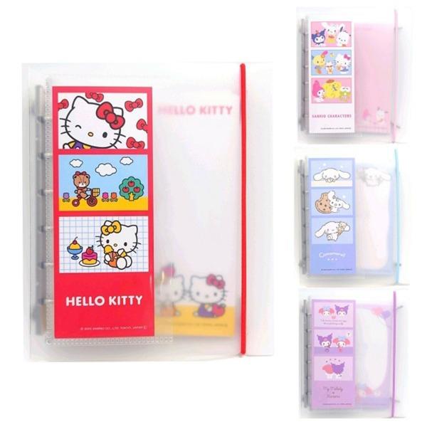 산리오 캐릭터즈 스키페타 스티커 6공 바인더 / 씰 북 스티커 보관