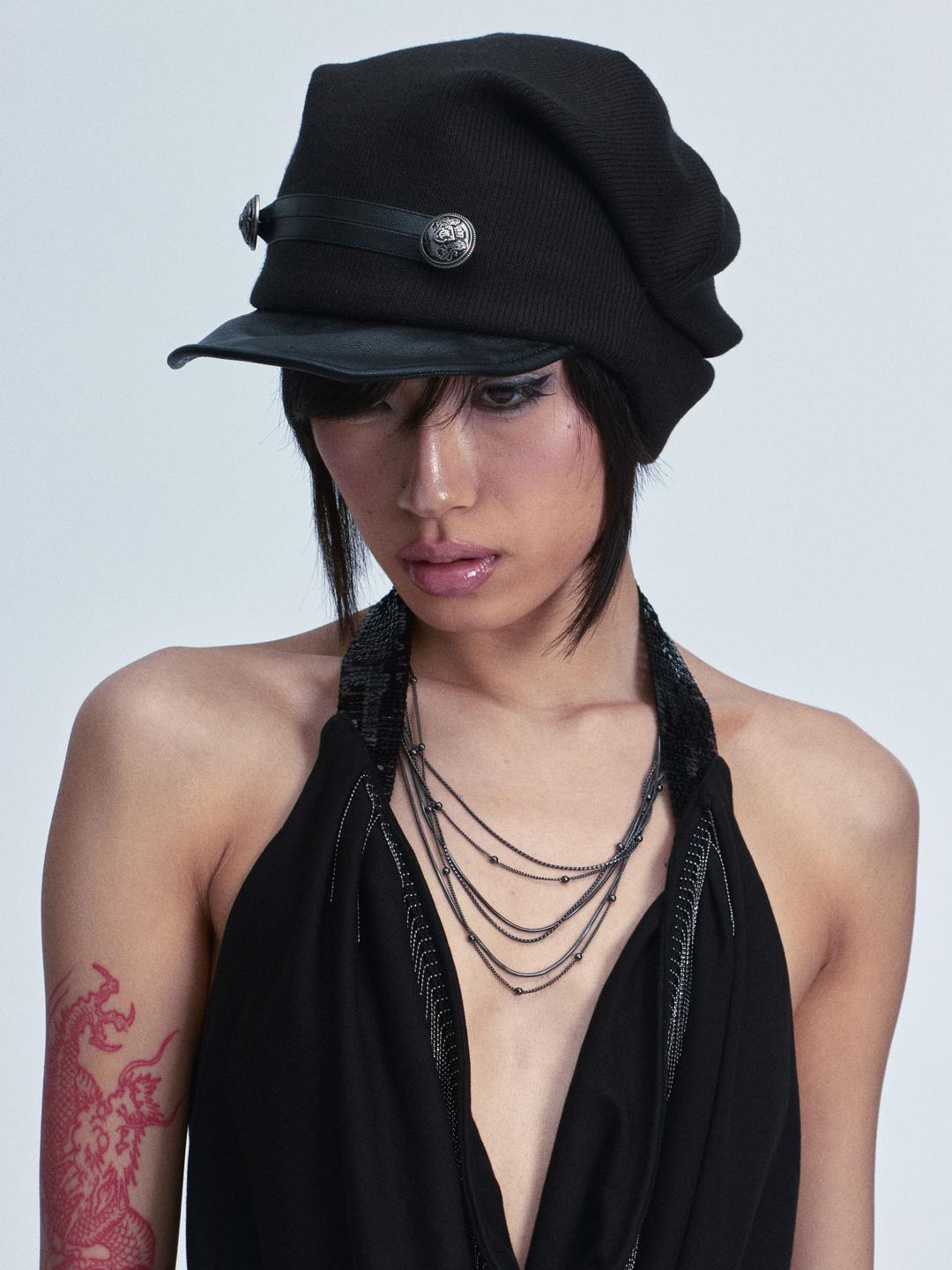 NONAME SPACE Retro Knit Casual Slouch Hat