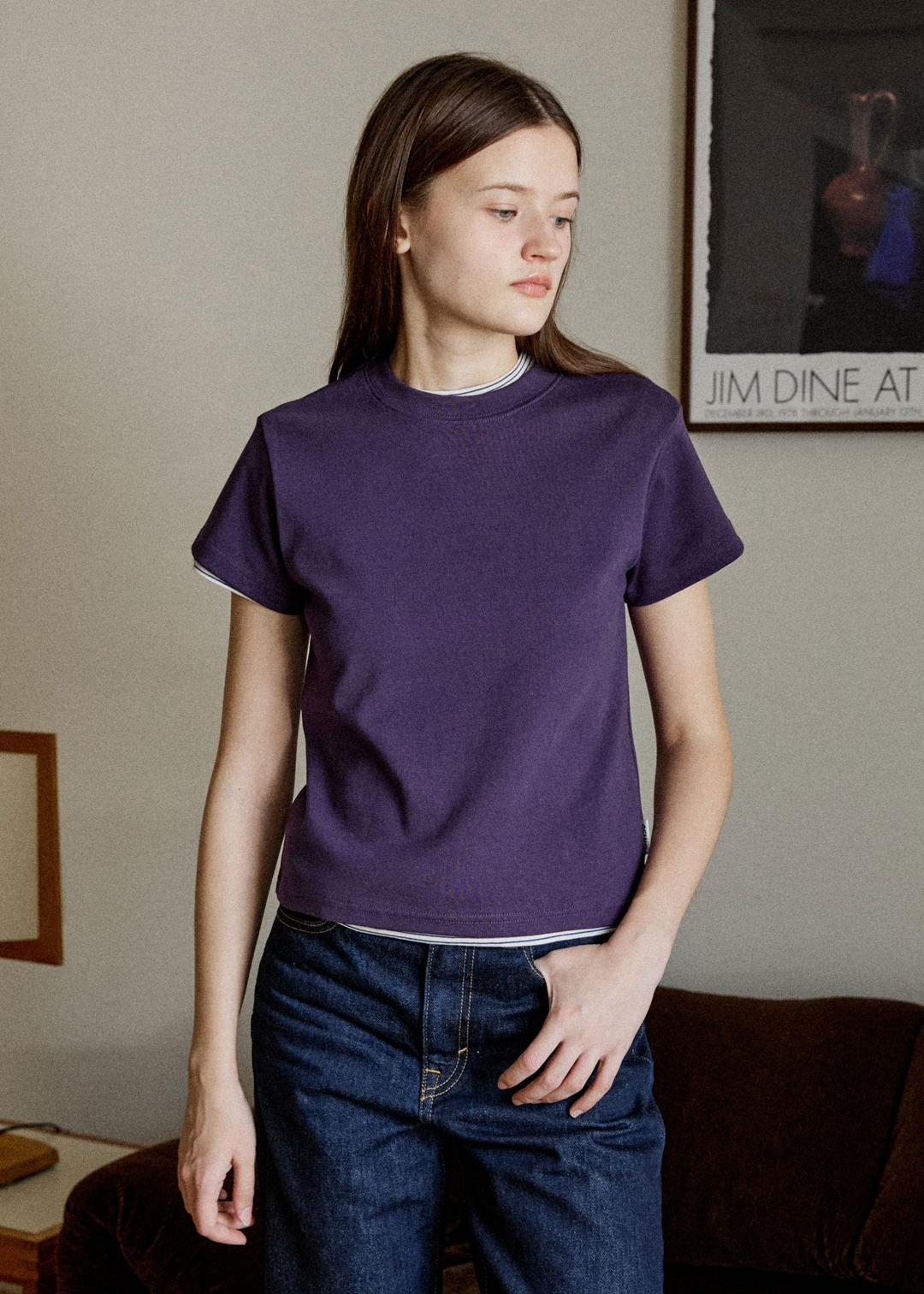 Essential T-Shirt_Grape