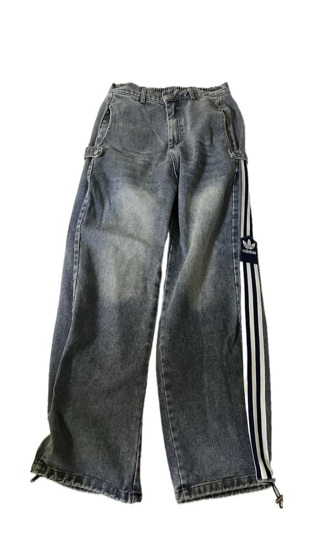 하이파이펑크 Swat Snap Wide Denim (2color) - 위시버킷