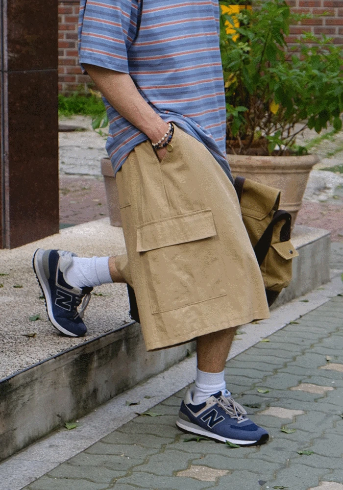 [당일출고][기획상품, 29000원][SEMADE] Cargo Bermuda Half Pants