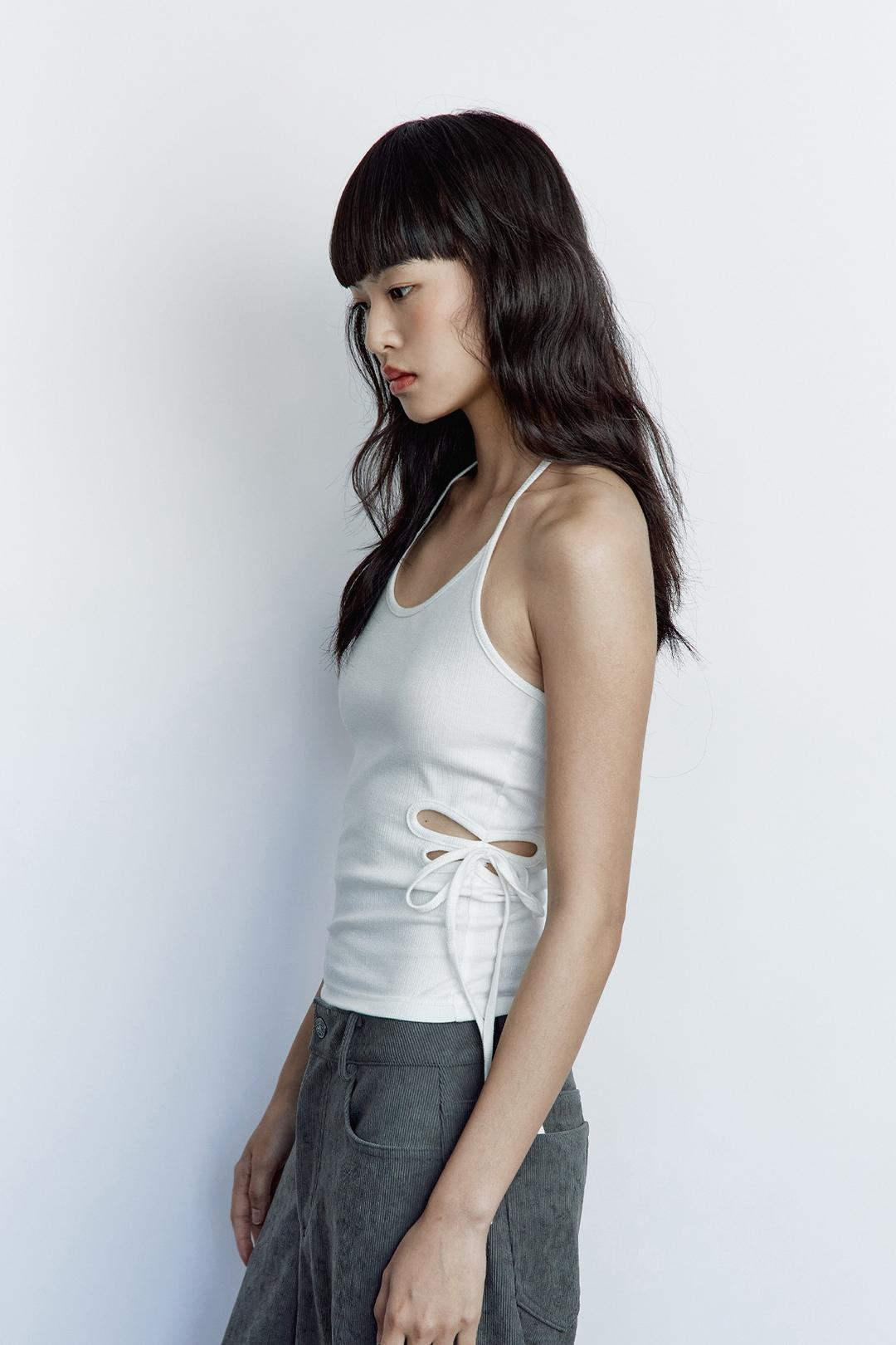 BUTTERFLY TANK TOP WHITE
