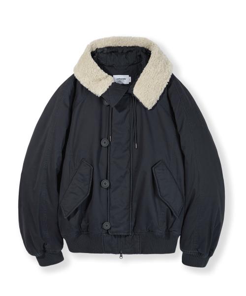 N2B 숏 패딩_차콜