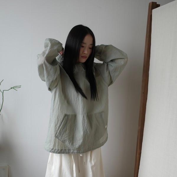 Light Hood Pullover / Sage