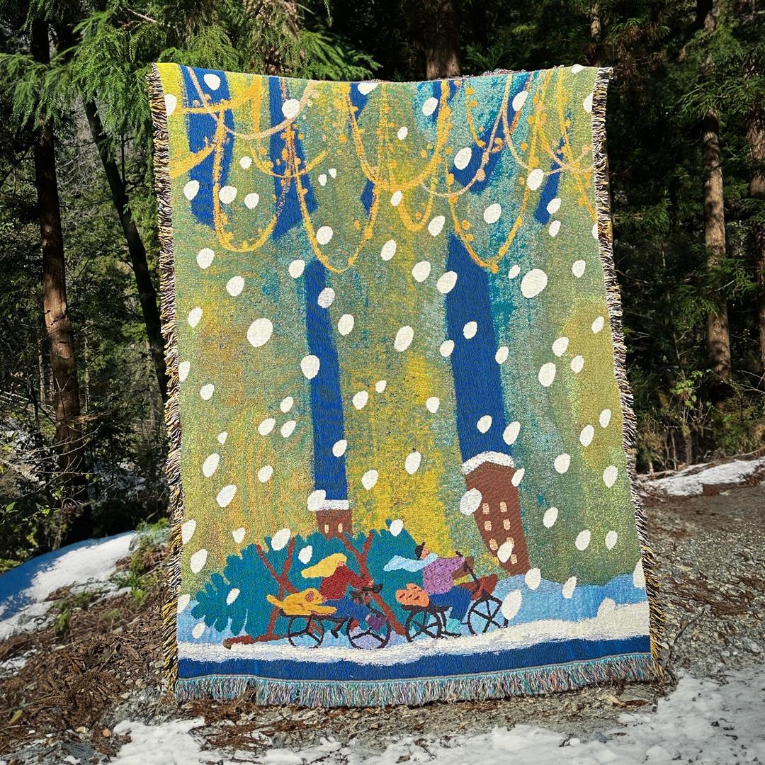 홀리데이 (라지) 태피스트리 블랭킷 담요 월데코 페브릭포스터