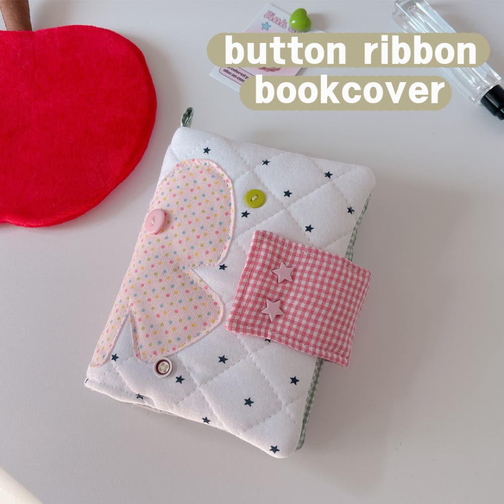 페어리룸 Button Ribbon Bookover 버튼리본 북커버 다이어리 a5 a6 b6