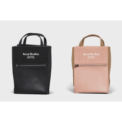 22SS 아크네 베이커백 스몰 S 토트백 크로스백 블랙 핑크 ACNE STUDIOS
