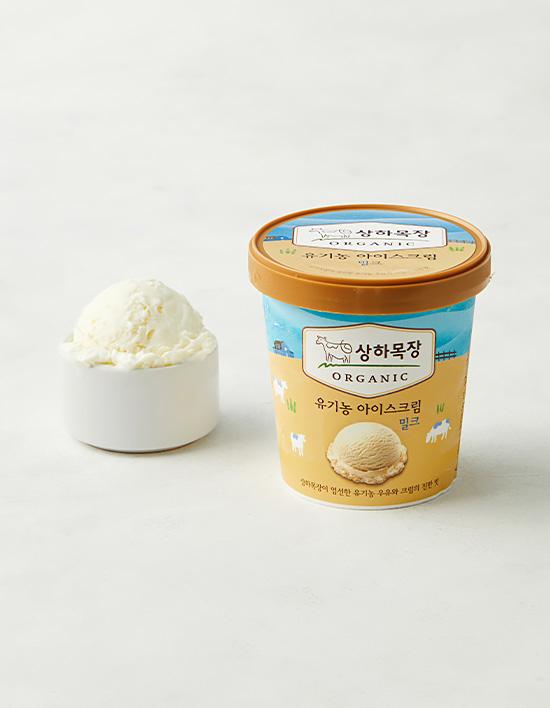 [상하목장] 유기농 아이스크림 밀크 474ml