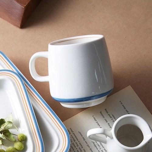 시라쿠스 정품 메이플 도자기 머그컵 물컵 커피잔 340ml 7color