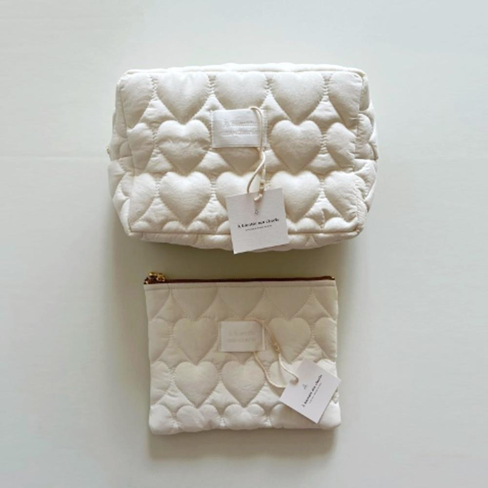 아비앙또마체리 하트누빔 아기 기저귀 파우치