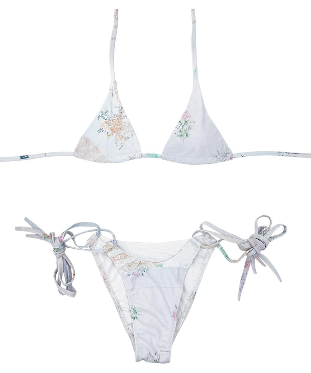 PRINTED BIKINI (CREAM)