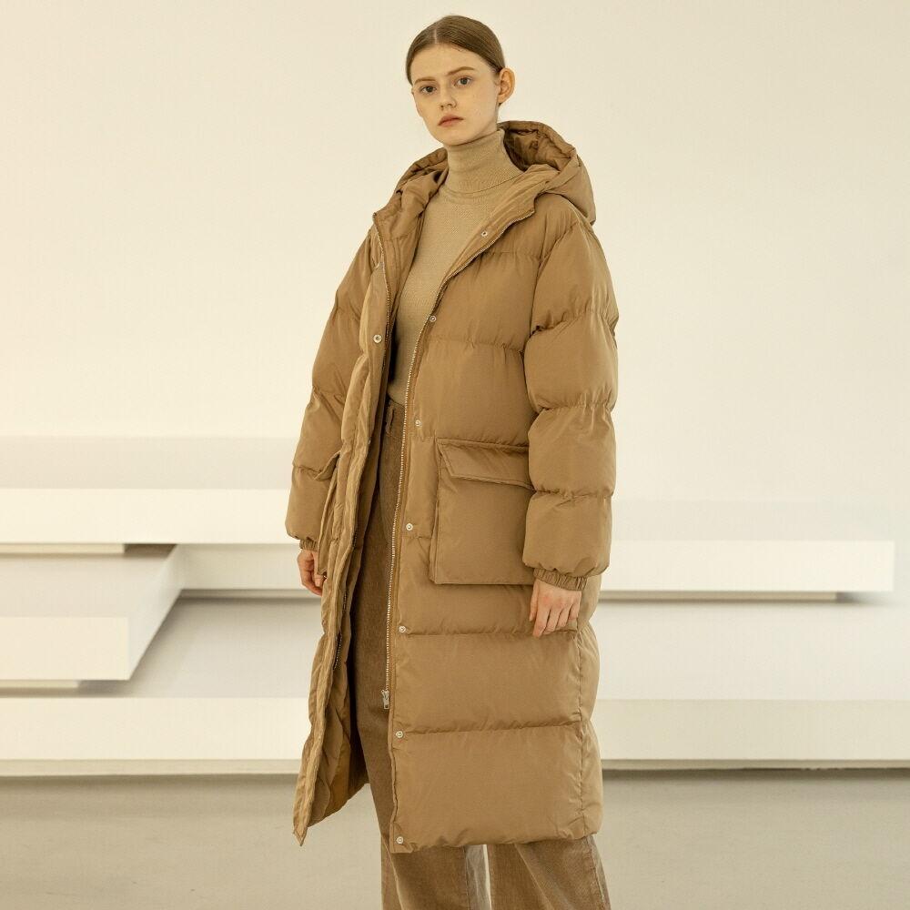 [ARDOROBE] Hood Puffer Long Padding APD204003-BG