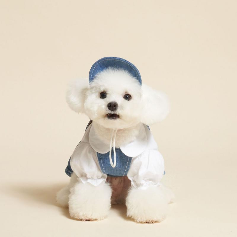 미닝러스 스쿨룩 데님원피스