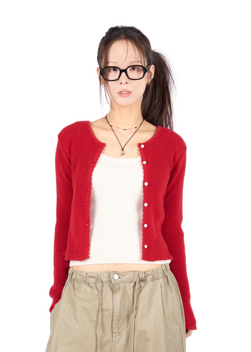 릿킴 PIN LACE BUTTON CARDIGAN*10/10 이후 순차출고*