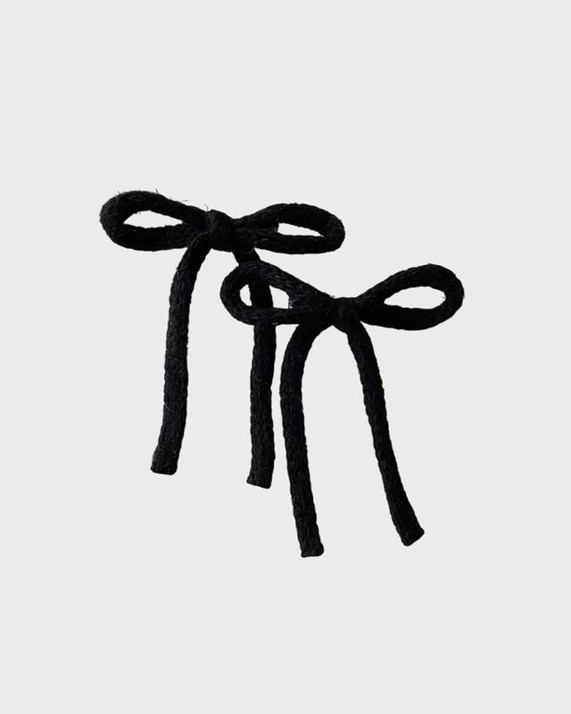 센티멍 NO.440 [SILVER] RIBBON KONT XL HAIR PIN - 위시버킷