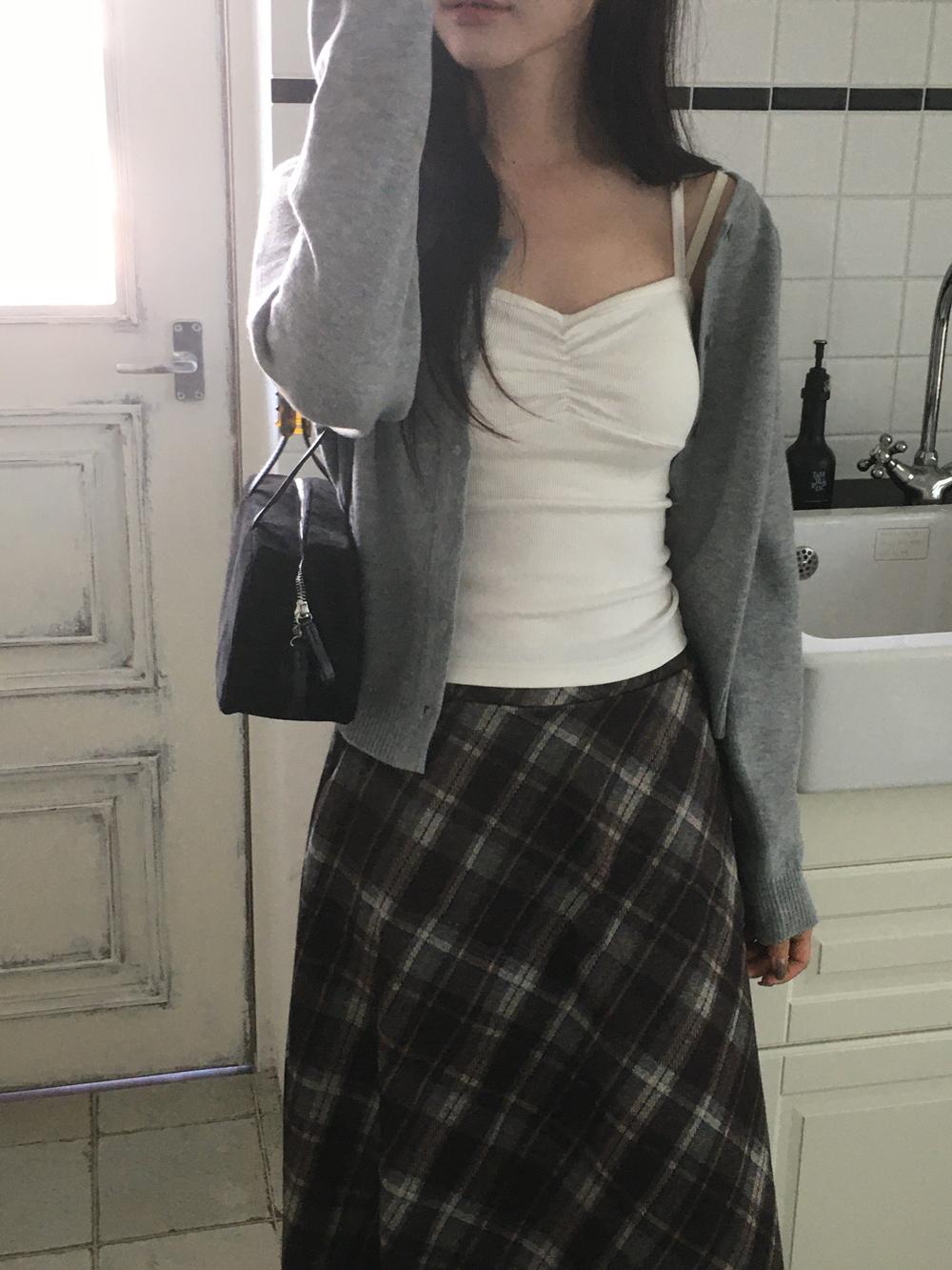 뮤트크레메 [사계절/셔링나시] Rodin shirring sleeveless