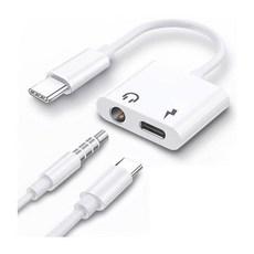 로건 아이패드프로 C타입 3.5 이어폰 이어팟 듀얼젠더