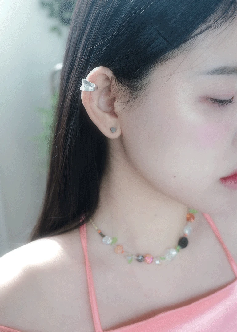 003 ear cuff | 무광 오브제 이어커프