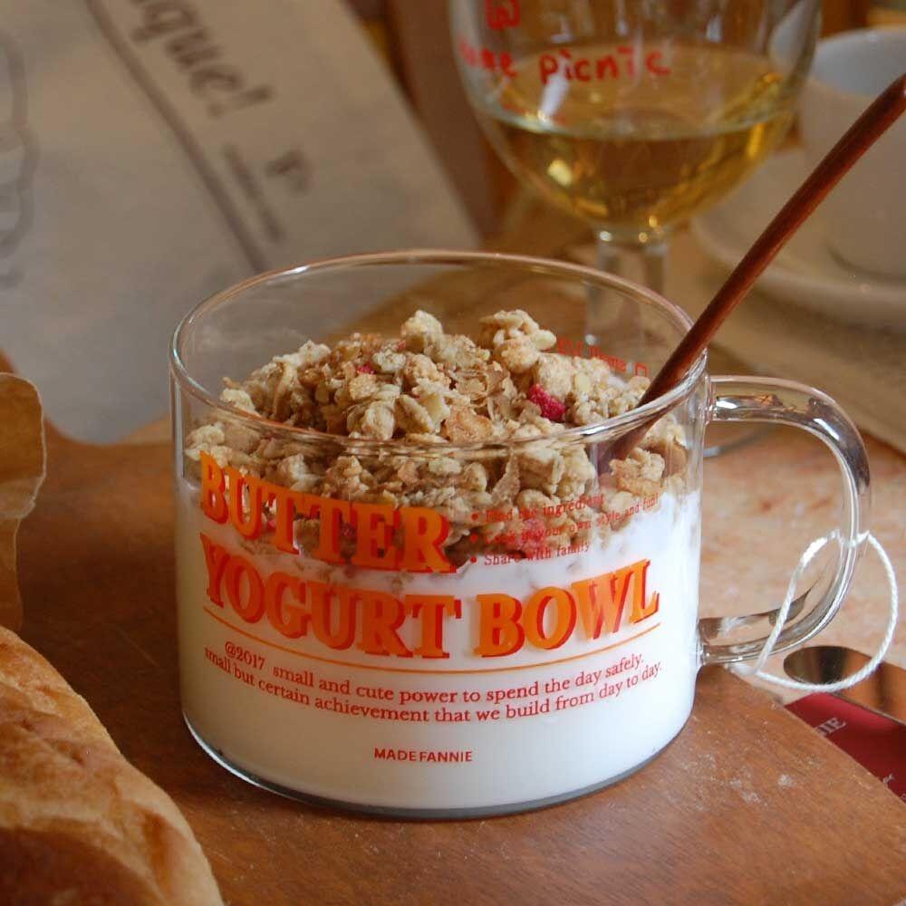 BUTTER yogurt bowl 버터 요거트볼 시리얼볼 내열유리