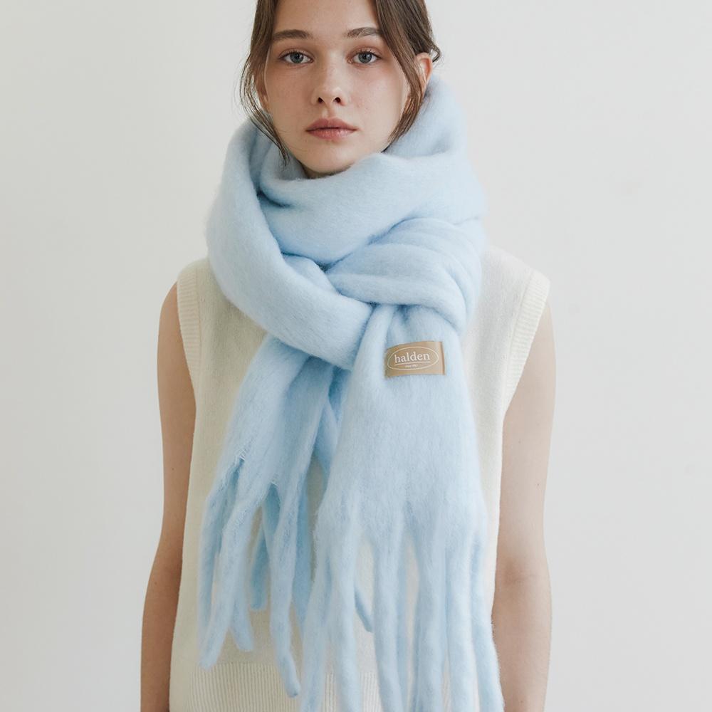 heavy hairy muffler (M026_sky)