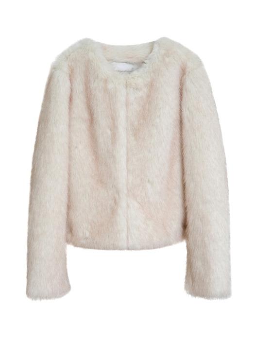 FUR JACKET 003_IVORY