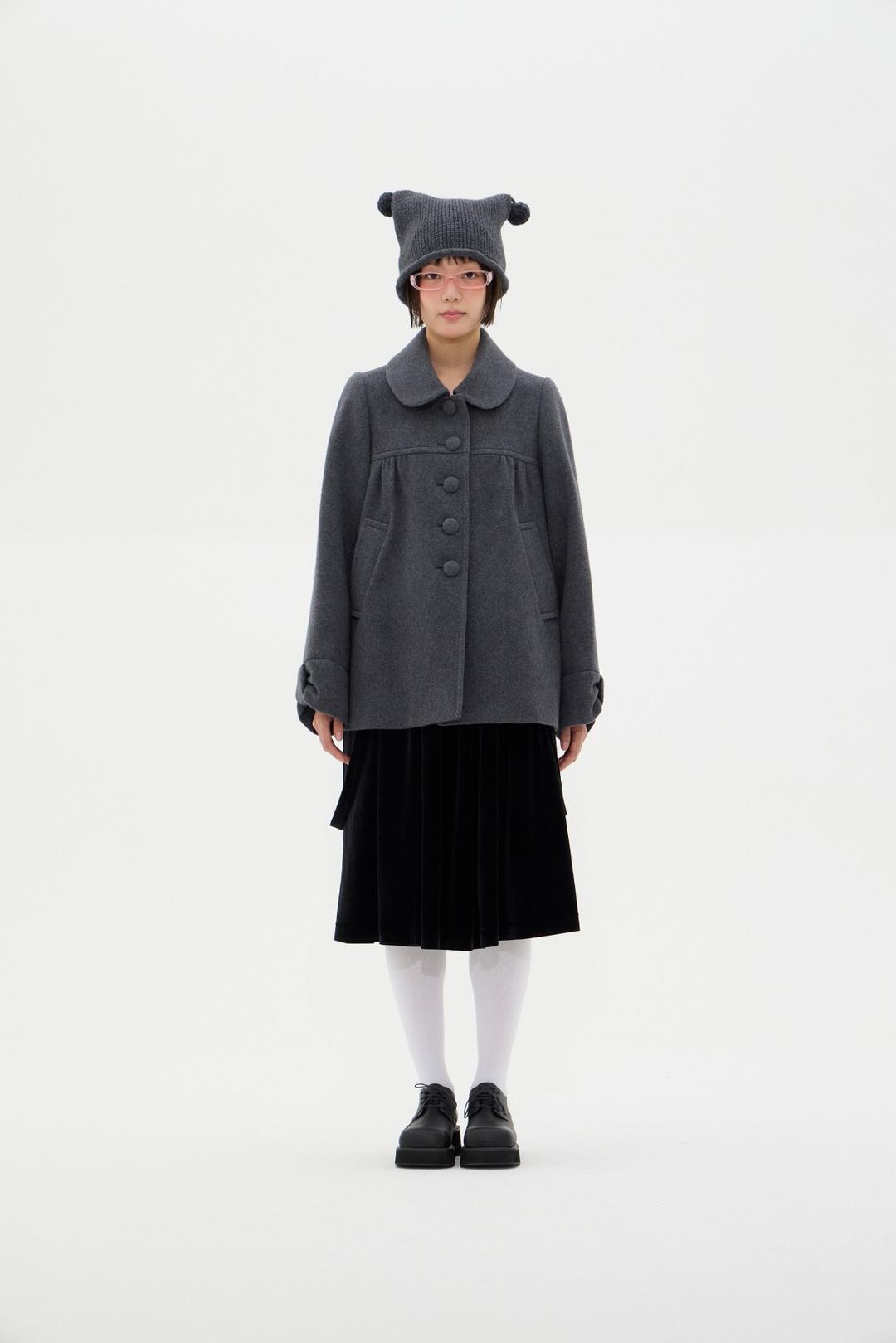 LITTLE GIRL COAT (GREY) - 10월 말 발매