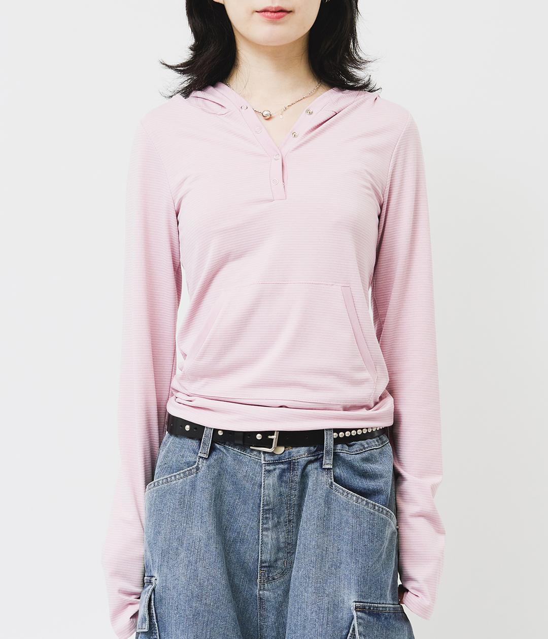 (W) Bonnie Striped Hoodie (3color)