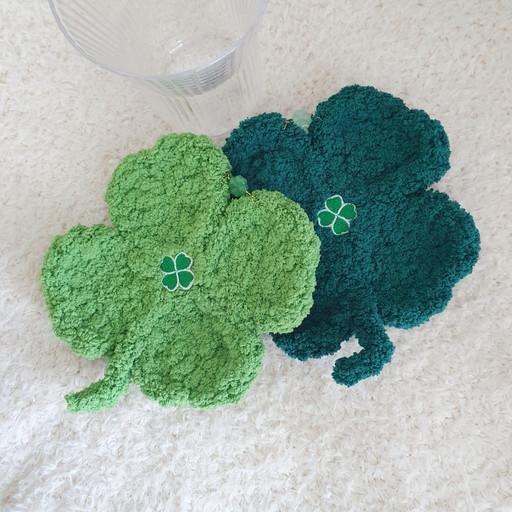 🍀행운을 가져다 줄 네잎클로버 컵받침🍀