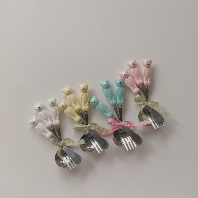 멜빵곰돌이 커트러리