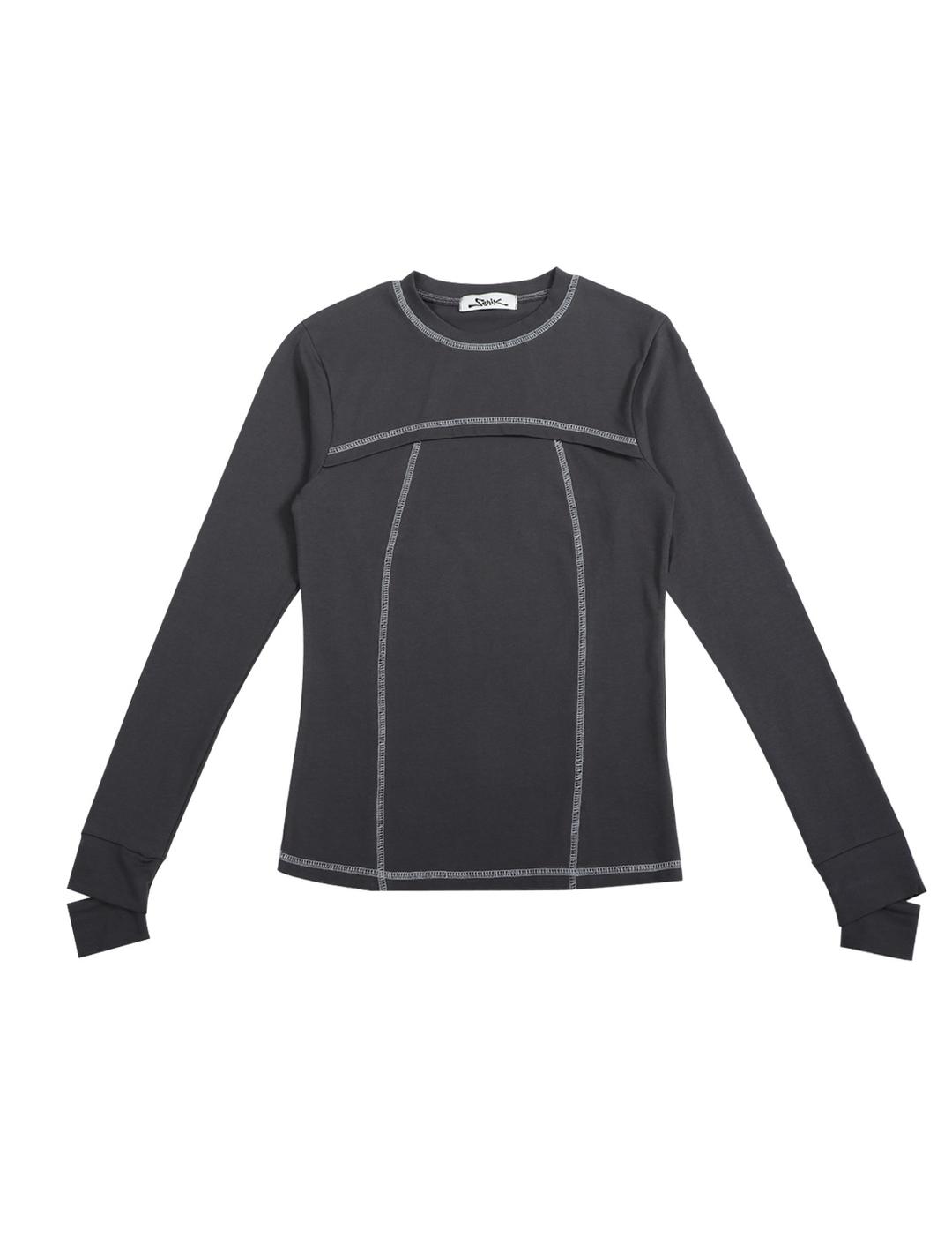 Handwraps stitches long sleeve - Grey