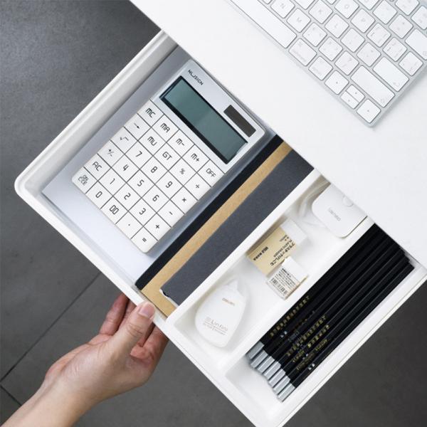 부착식 책상 밑 히든 서랍 수납 정리함 3size