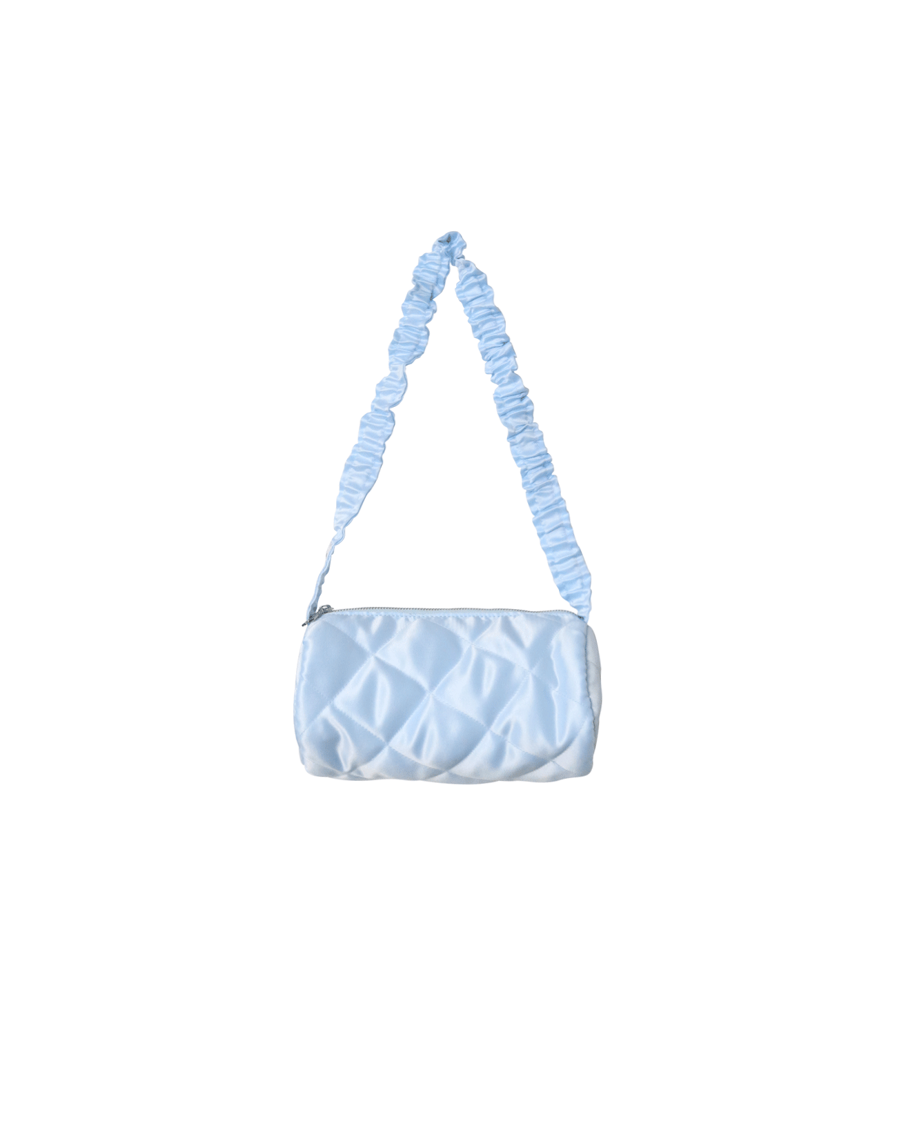 [APLZ]MINI ROUND QUILTING BAG_SKY BLUE