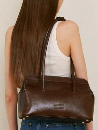 Magnet Boston Bag _ Mocha Brown