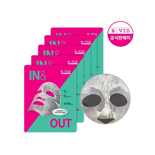바이비드 인앤아웃 페이셜 마스크 5매