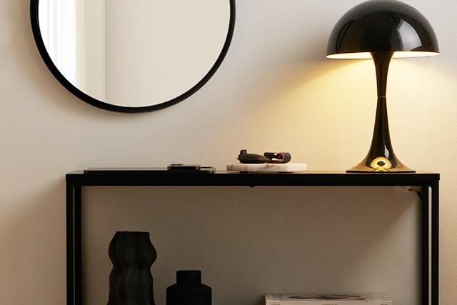 비비엔 2단 선반 콘솔 테이블 화장대