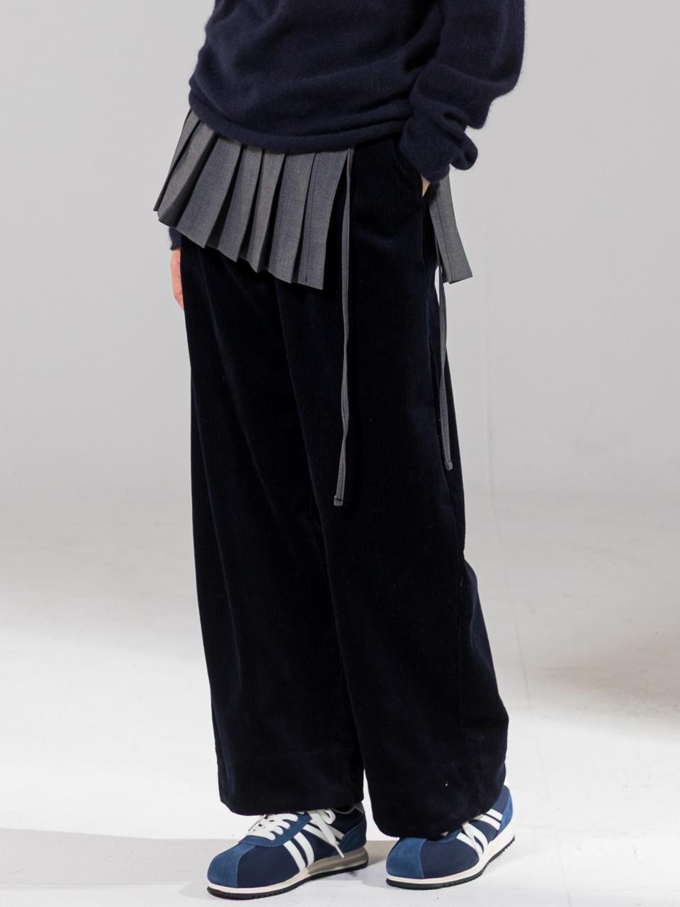 Winter Corduroy Pintuck Pants