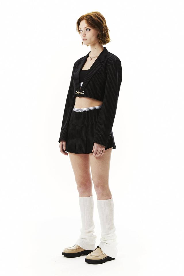 ★KASHIKO★PLEATS POCKET BELT MINI SKIRT KASHIKO】 PLEATS POCKET BELT MINI SKIRT : BLACK