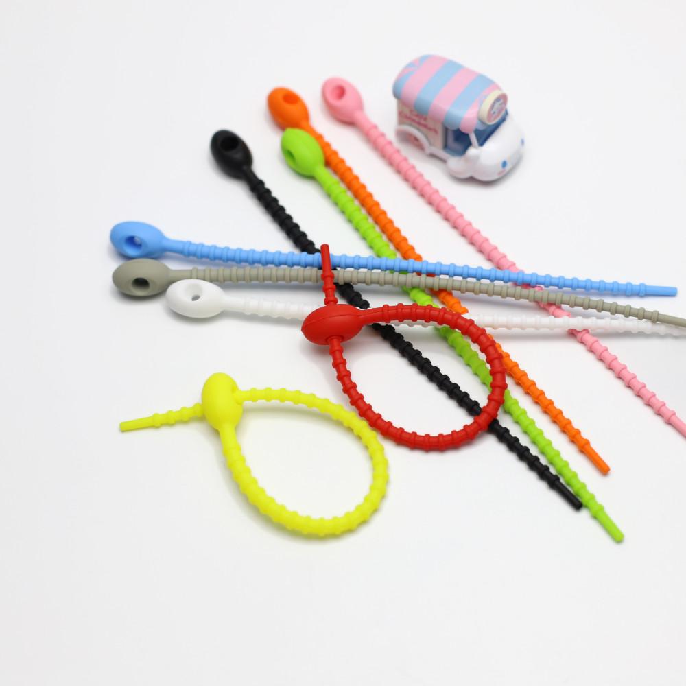 실리콘 고무 케이블타이 선정리 키링만들기 재료