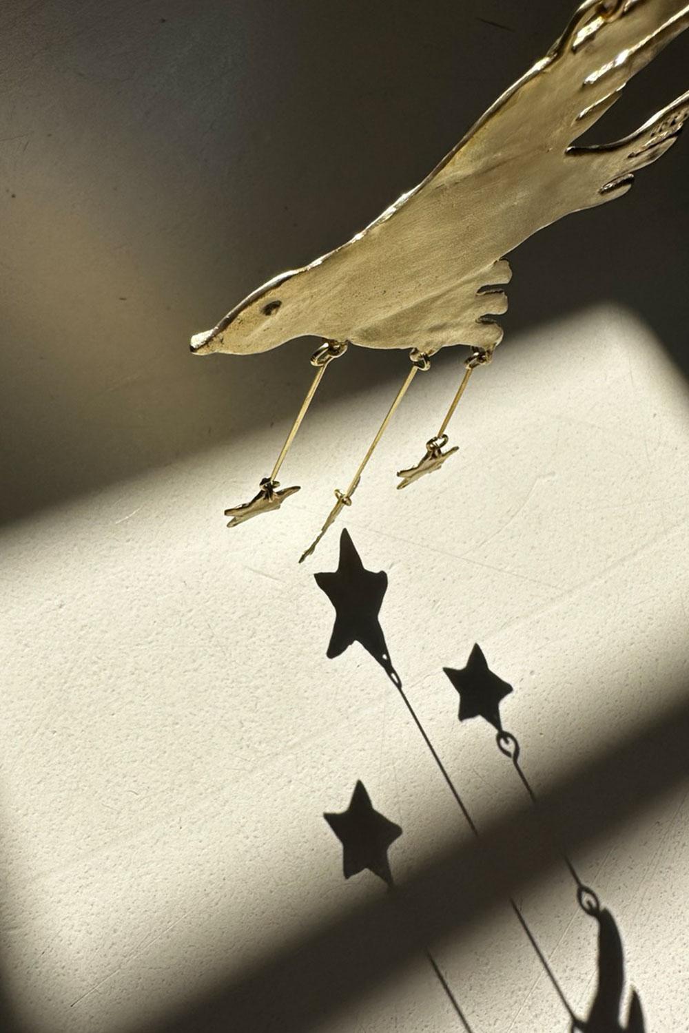 새와 별똥별 미니모빌